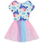 Girls Ivory Fairy Tulle Dress, 1, hi-res