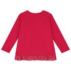 Baby Girls Red & Beige Logo Leggings Set, 1, hi-res