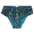 Girls Blue & Green Paisley Bikini, 1, hi-res