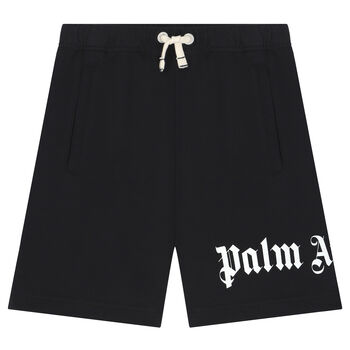 Black Logo Shorts