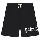 Black Logo Shorts, 1, hi-res
