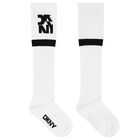 White & Black Logo Socks, 1, hi-res