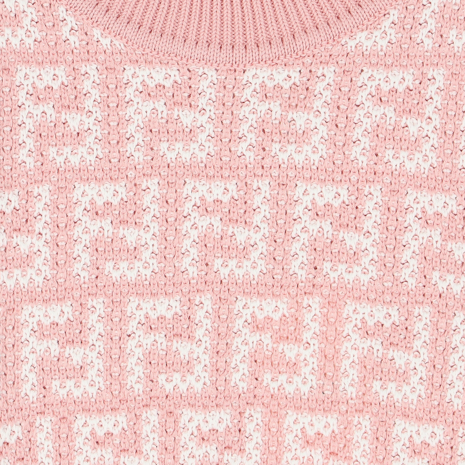 Girls Pink FF Logo Knitted Sweatshirt, 1, hi-res image number null