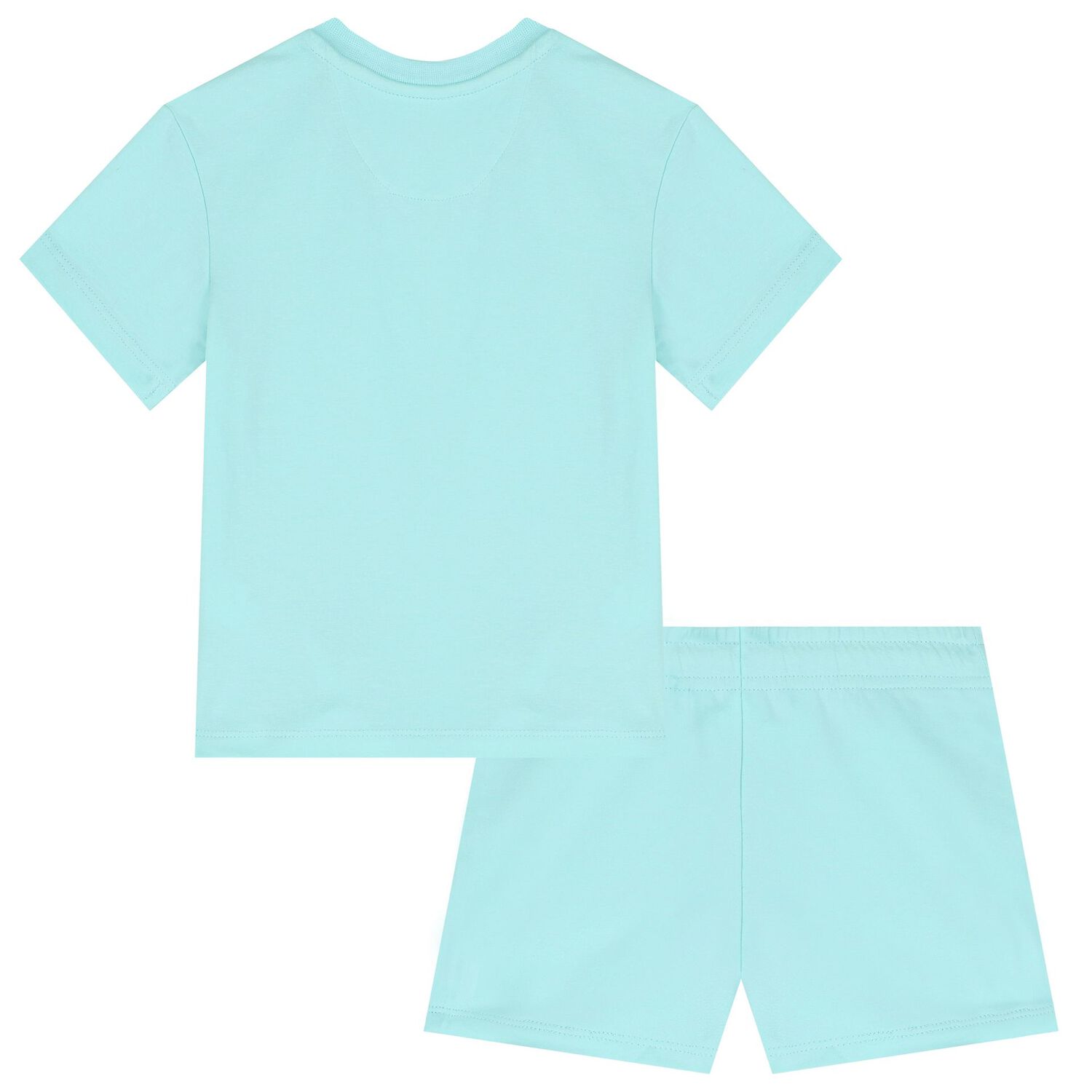 Baby Boys Aqua Logo Shorts Set, 1, hi-res