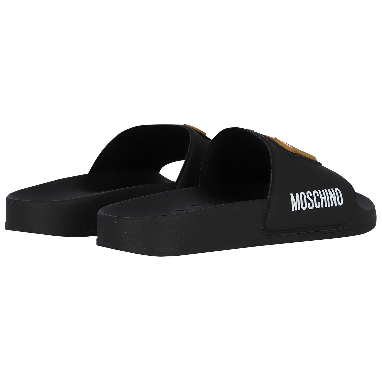 Black Teddy Bear Logo Sliders, 1, hi-res