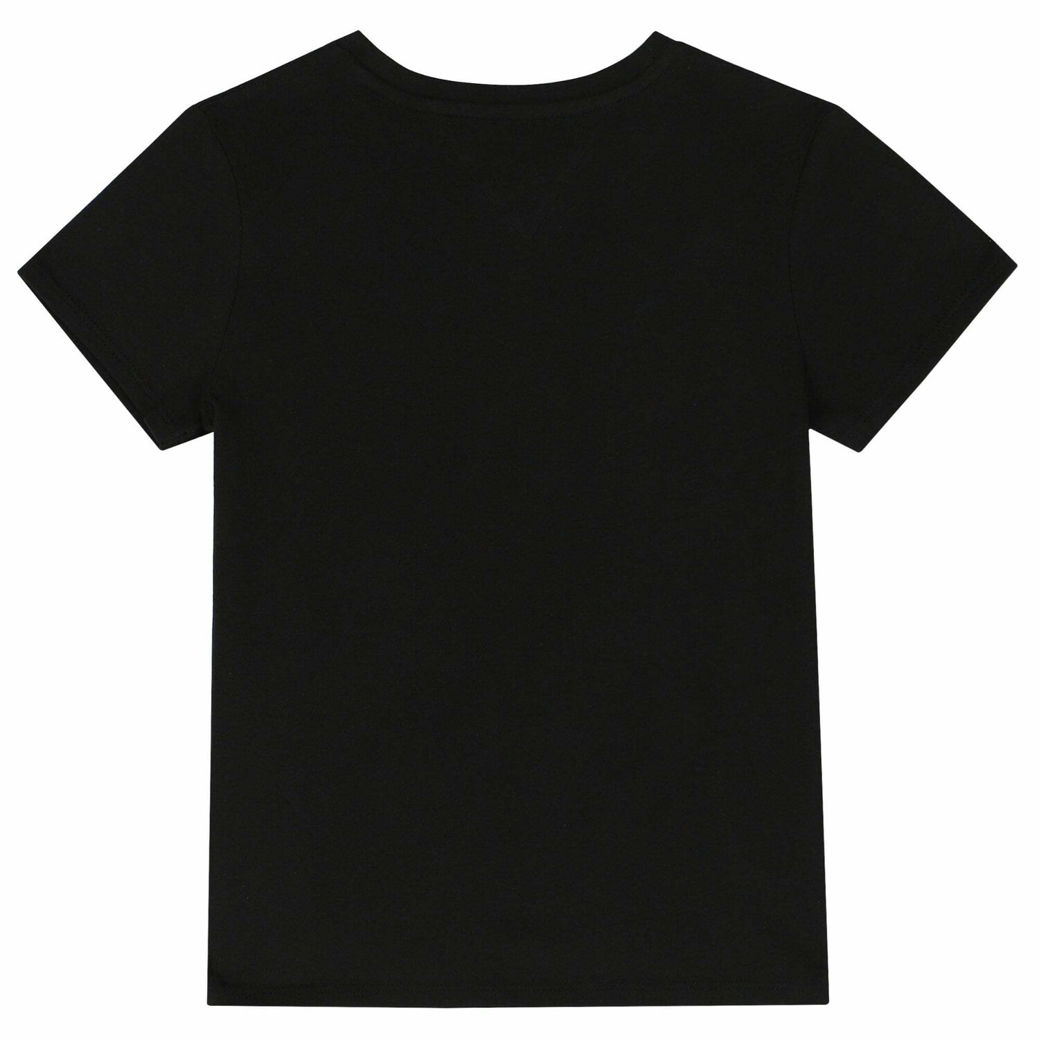 Girls Black Logo T-Shirt, 3, hi-res
