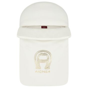 Ivory & Gold Logo Baby Nest