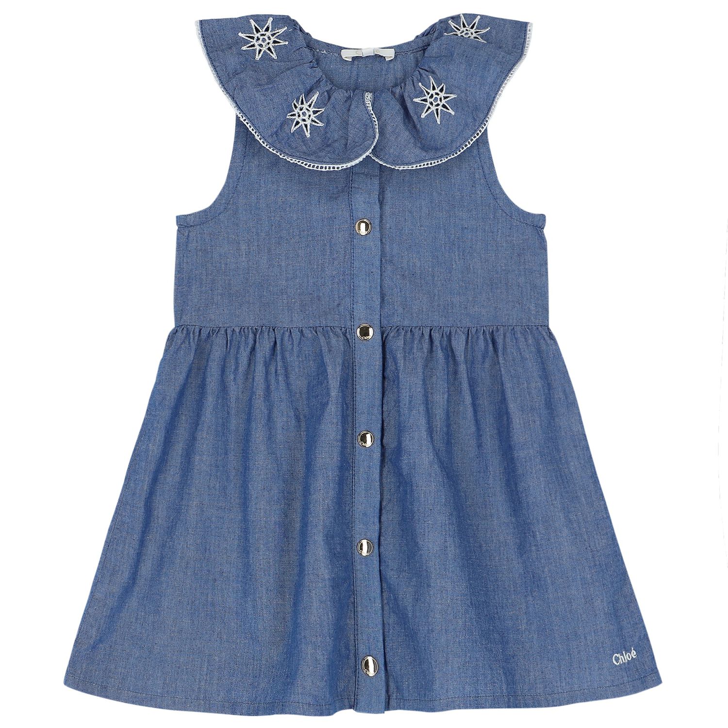 Younger Girls Blue Star Dress, 1, hi-res image number null