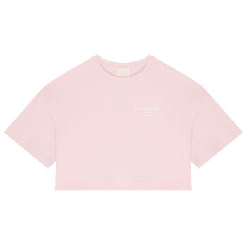 Girls Mini Me Pink Logo T-Shirt