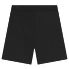 Boys White & Black Logo Shorts Set, 1, hi-res