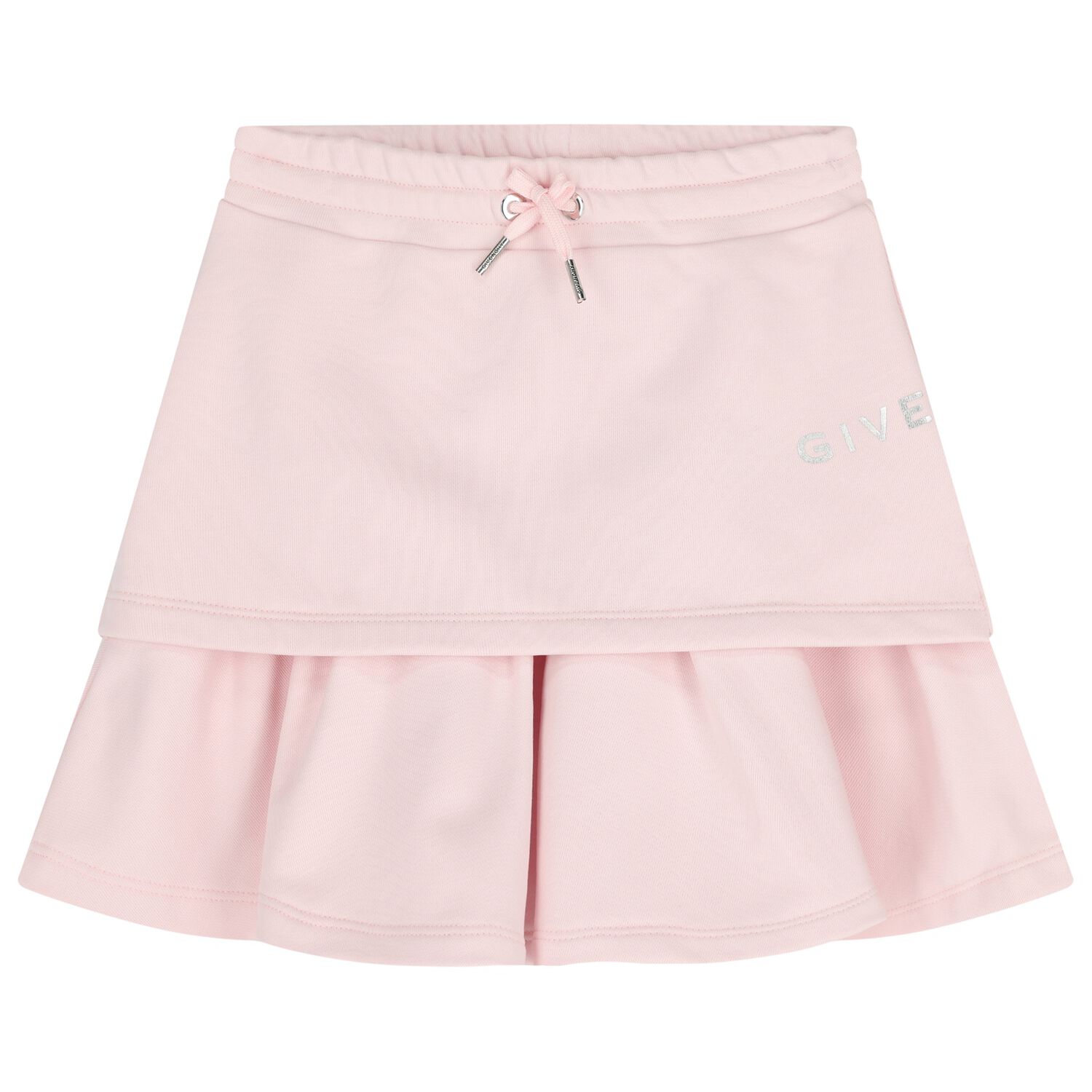 Girls Pink Logo Skirt, 1, hi-res