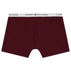 Boys Navy Blue, Grey & Burgundy Boxer Shorts ( 5-Pack ), 1, hi-res