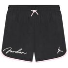 Girls Black Jordan Shorts, 1, hi-res