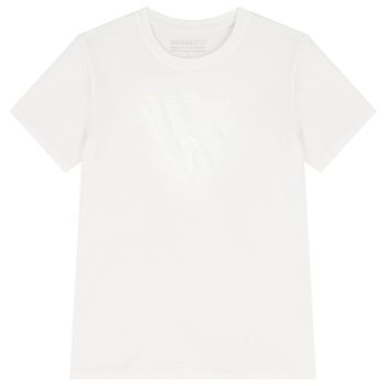 Boys White Logo T-Shirt 