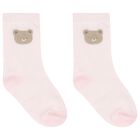 Baby Girls Pink & White Socks ( 4-Pack ), 4, hi-res