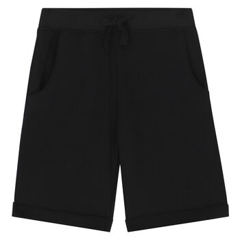 Boys Black Logo Shorts