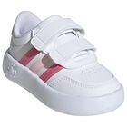 Girls White & Pink Breaknet 3.0 Trainers, 2, hi-res