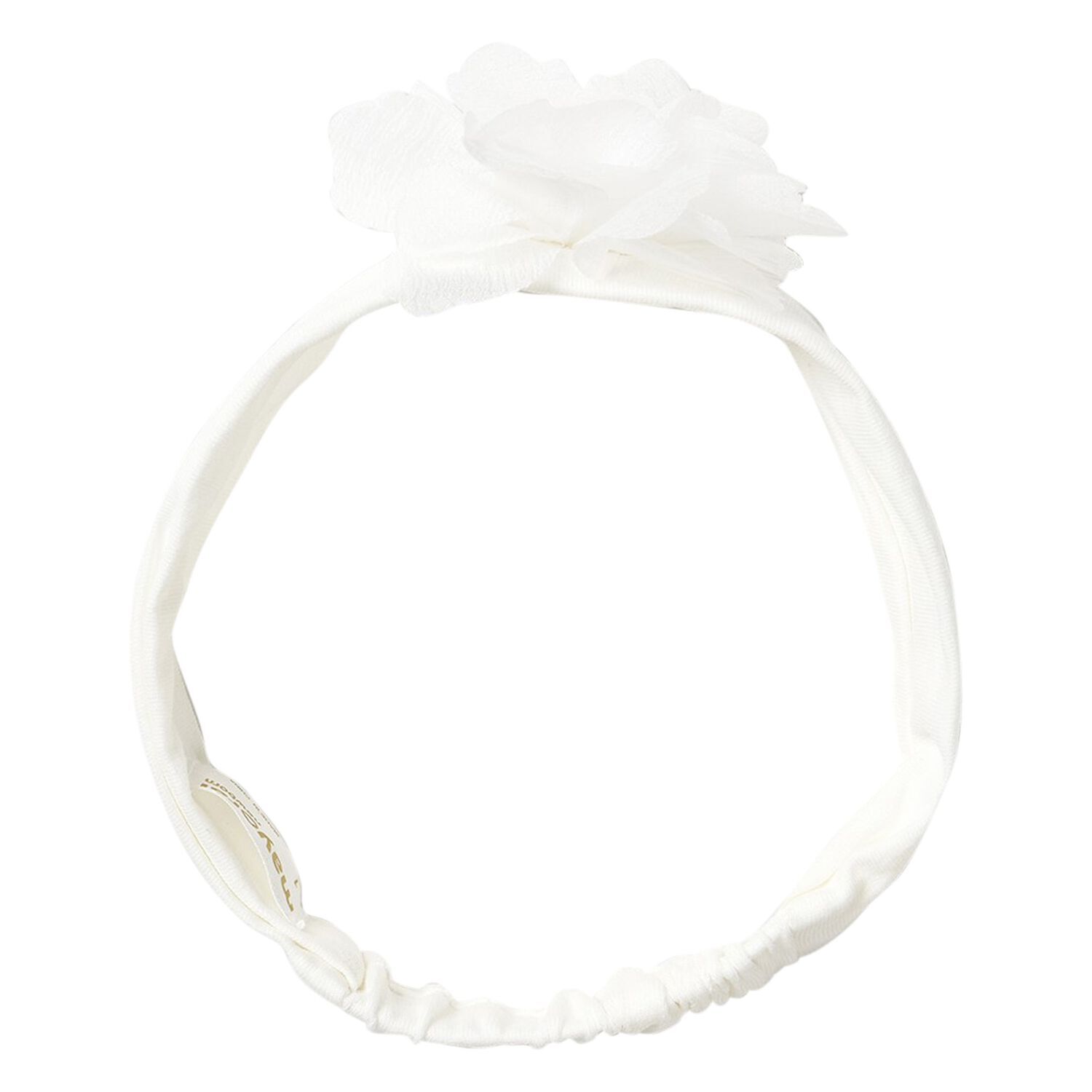 Baby Girls Ivory Flower Headband, 2, hi-res