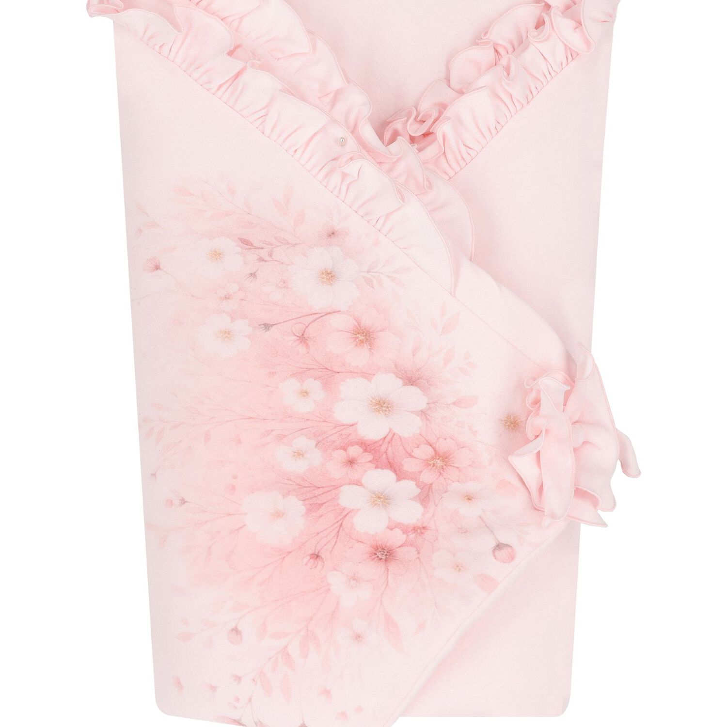 Girls Pink Flower Baby Nest, 1, hi-res