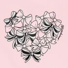 Girls Pink Bow Logo Dress, 1, hi-res