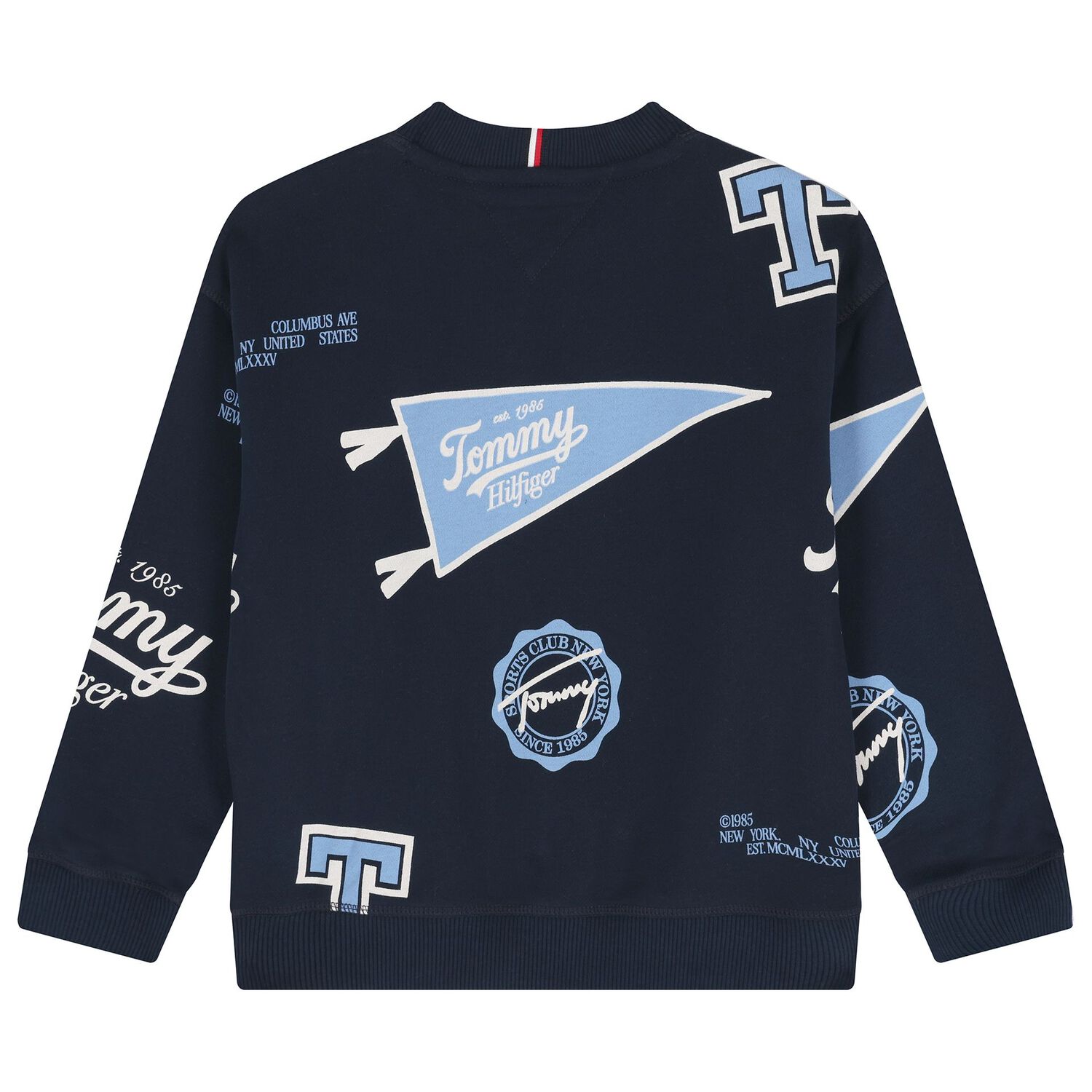 Boys Navy Blue Logo Sweatshirts, 1, hi-res image number null