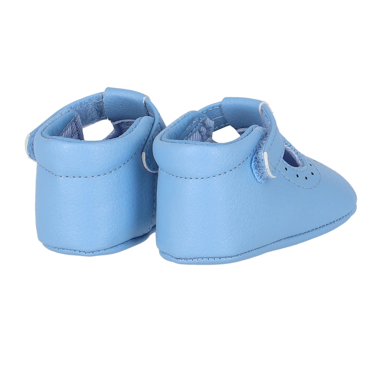 Baby Boys Blue Pre Walker Shoes, 4, hi-res image number null