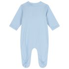Baby Boys Blue Babygrow ( 2-Pack ), 1, hi-res