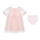 Baby Girls Pink Tulle Dress Set, 1, hi-res