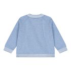 Baby Boys Blue Teddy Bear Knitted Trousers Set, 2, hi-res