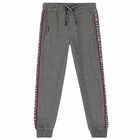 Boys Grey Logo Joggers, 1, hi-res