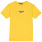 Older Boys Yellow Logo T-Shirt, 1, hi-res