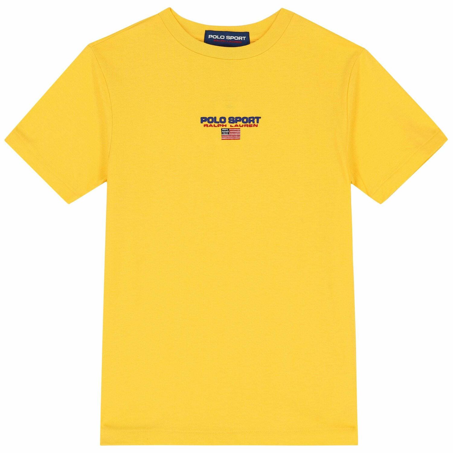 Older Boys Yellow Logo T-Shirt, 1, hi-res