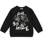 Girls Black & Beige Leggings Set, 1, hi-res