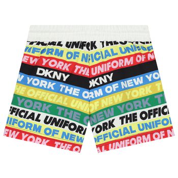 Boys Multi-Coloured Logo Swim Shorts