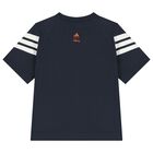 Navy Blue Disney Logo Shorts Set, 1, hi-res