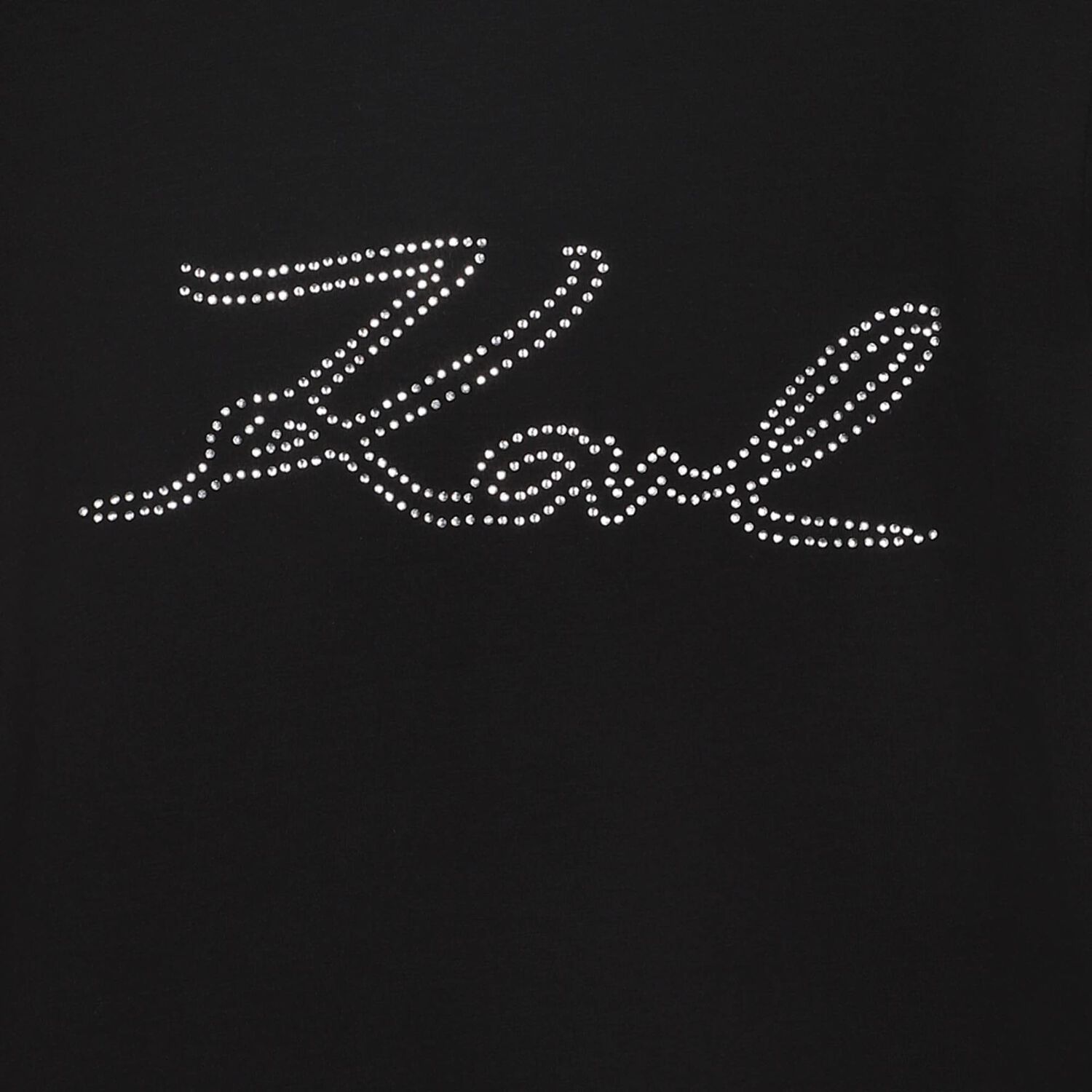 Girls Black Logo T-Shirt, 1, hi-res