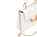 Girls White Leather Handbag, 1, hi-res