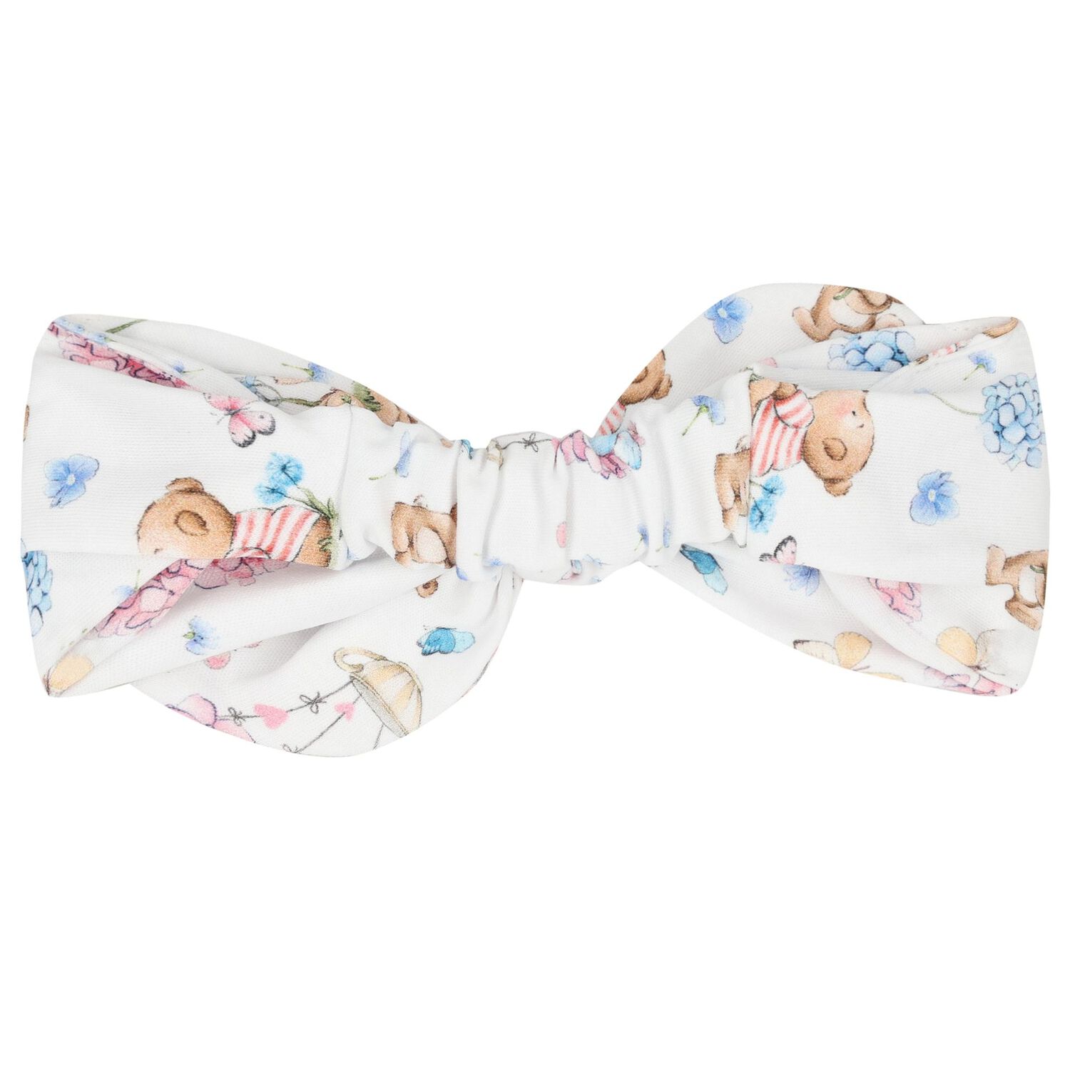 Baby Girls White Azalia Headband, 1, hi-res