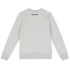 Boys Grey Thunderbolt Sweatshirt, 1, hi-res