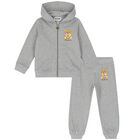Grey Teddy Logo Tracksuit, 4, hi-res