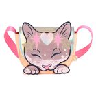 Girls Pink & Orange Cat Bag , 1, hi-res