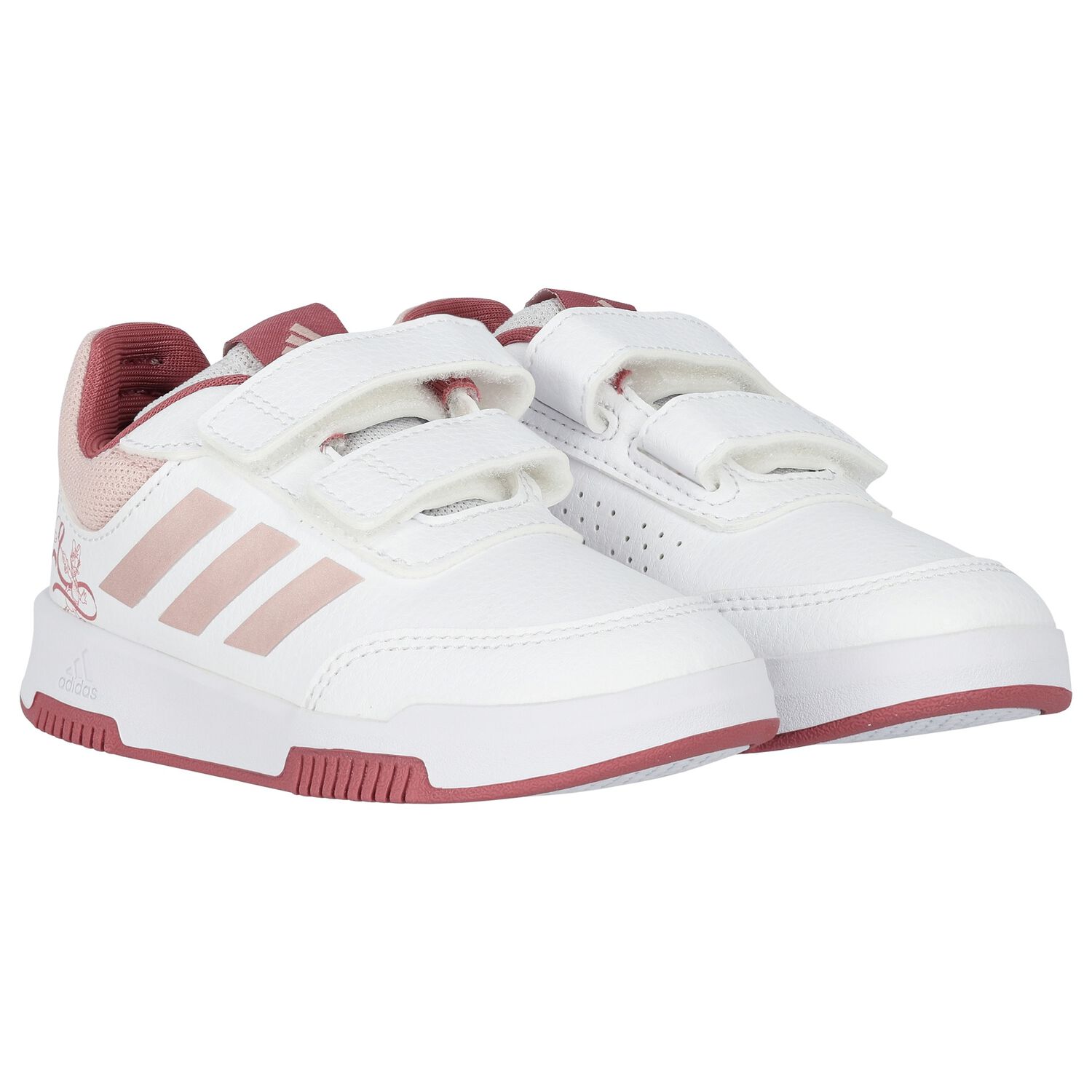 Girls White Minnie Mouse Trainers, 1, hi-res image number null