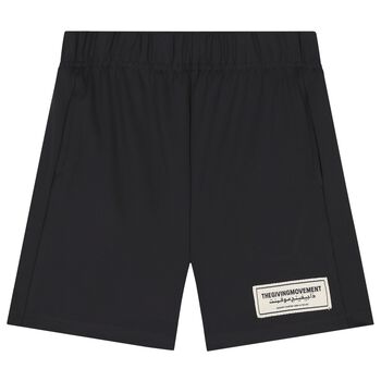 The Giving Movement Black Logo Softskin Shorts, 2 Black Logo Softskin Shorts