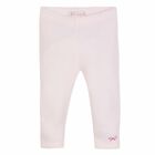 Baby Girls Pale Pink Leggings, 1, hi-res