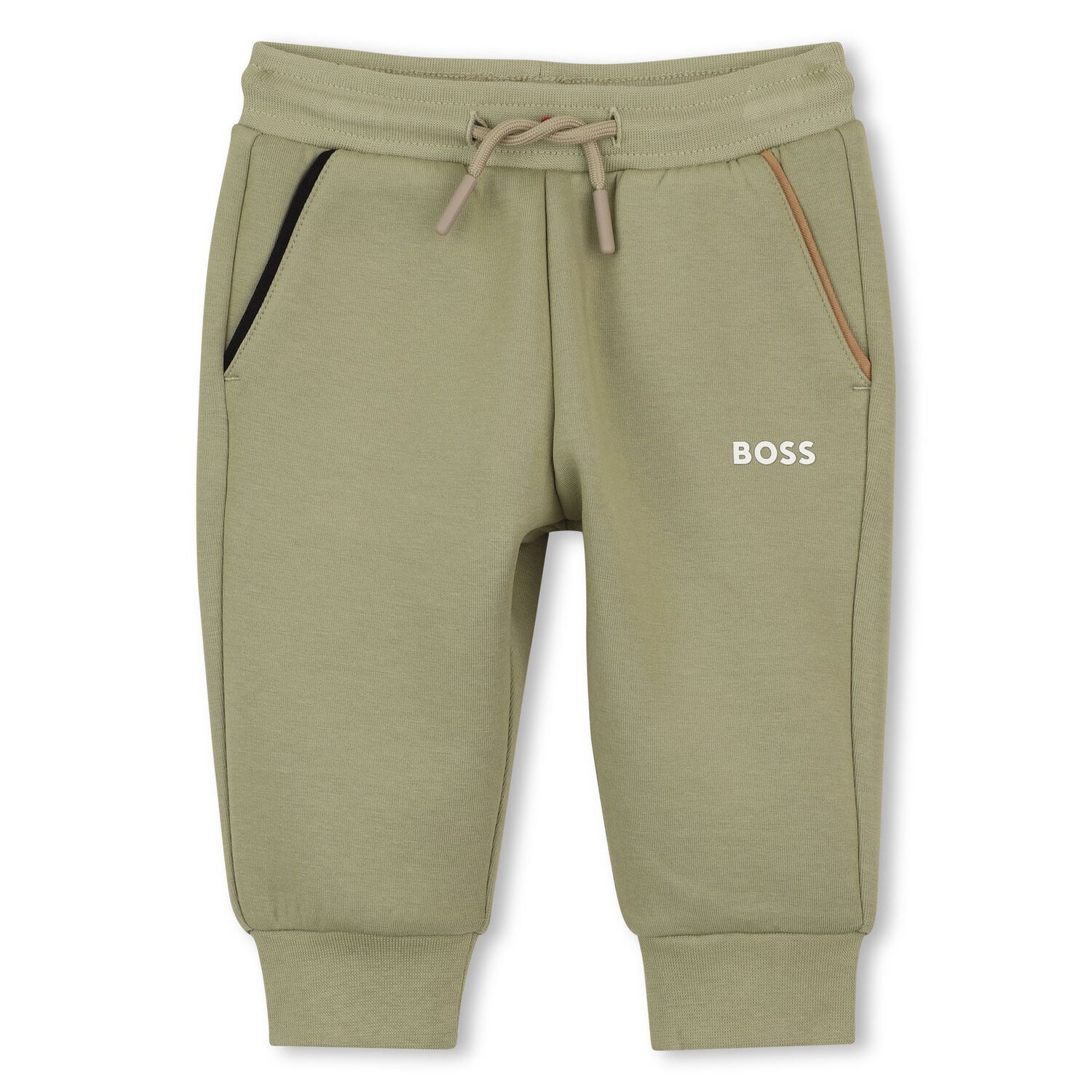 Younger Boys Mini Me Green Logo Tracksuit, 2, hi-res
