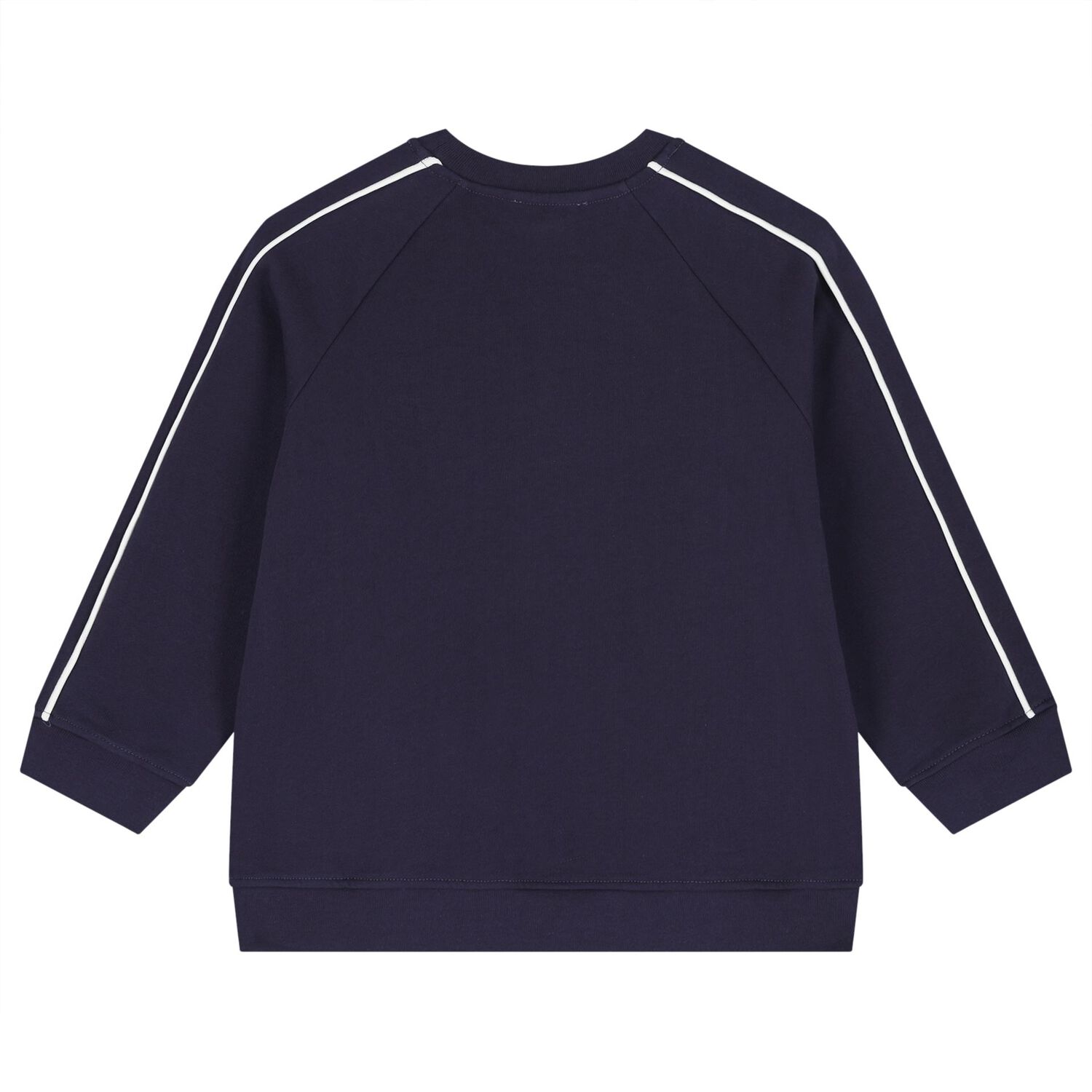 Boys Navy Blue Tiger Logo Sweatshirt, 1, hi-res