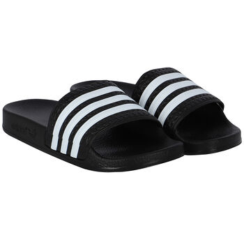 Black Adilette J Sliders