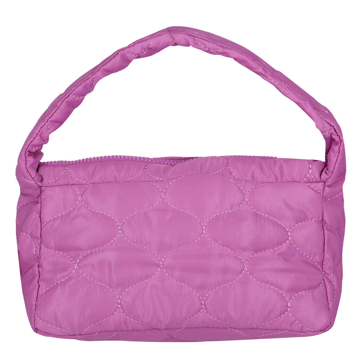 Girls Purple Logo Quilted Bag, 1, hi-res