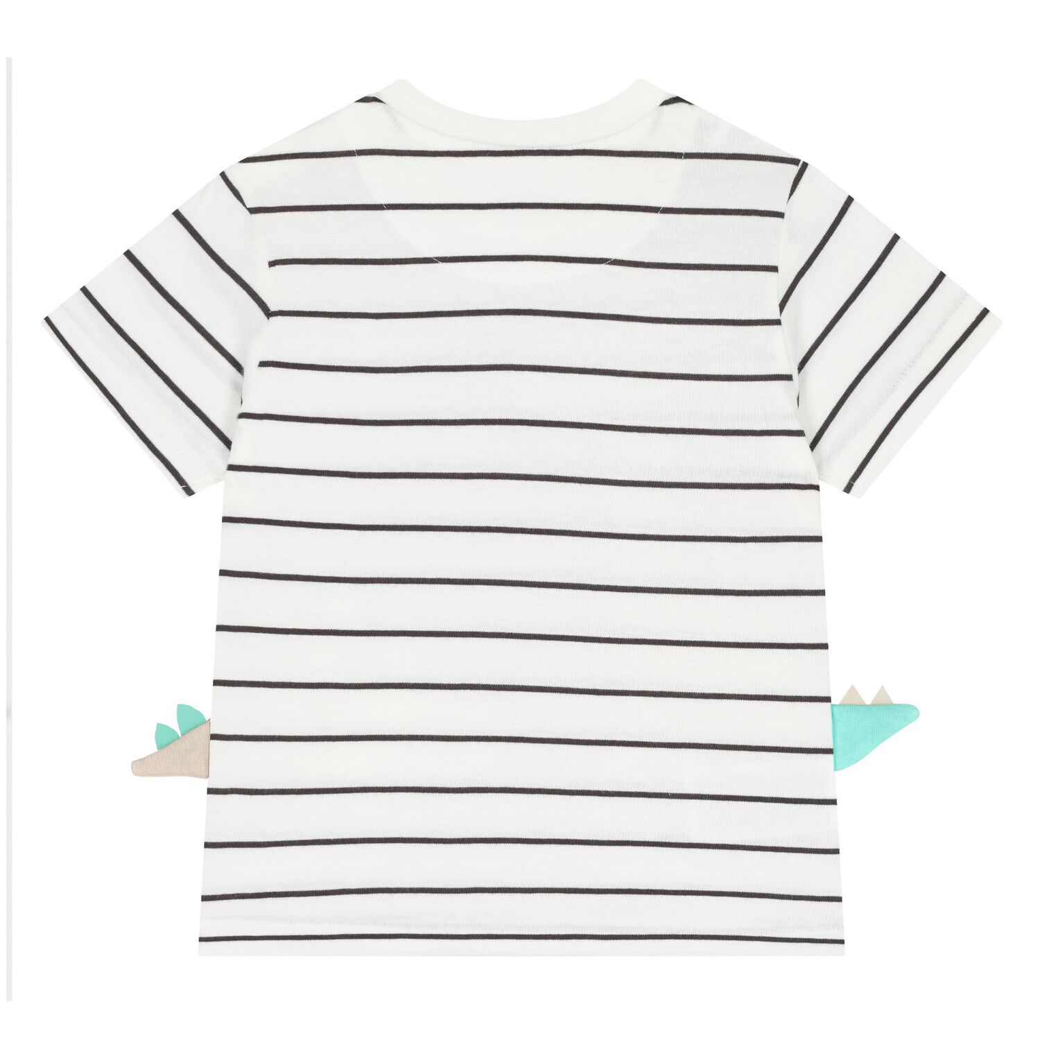 Younger Boys Ivory Dinosaur T-Shirt, 3, hi-res