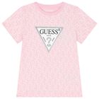 Girls Pink Logo T-Shirt, 1, hi-res
